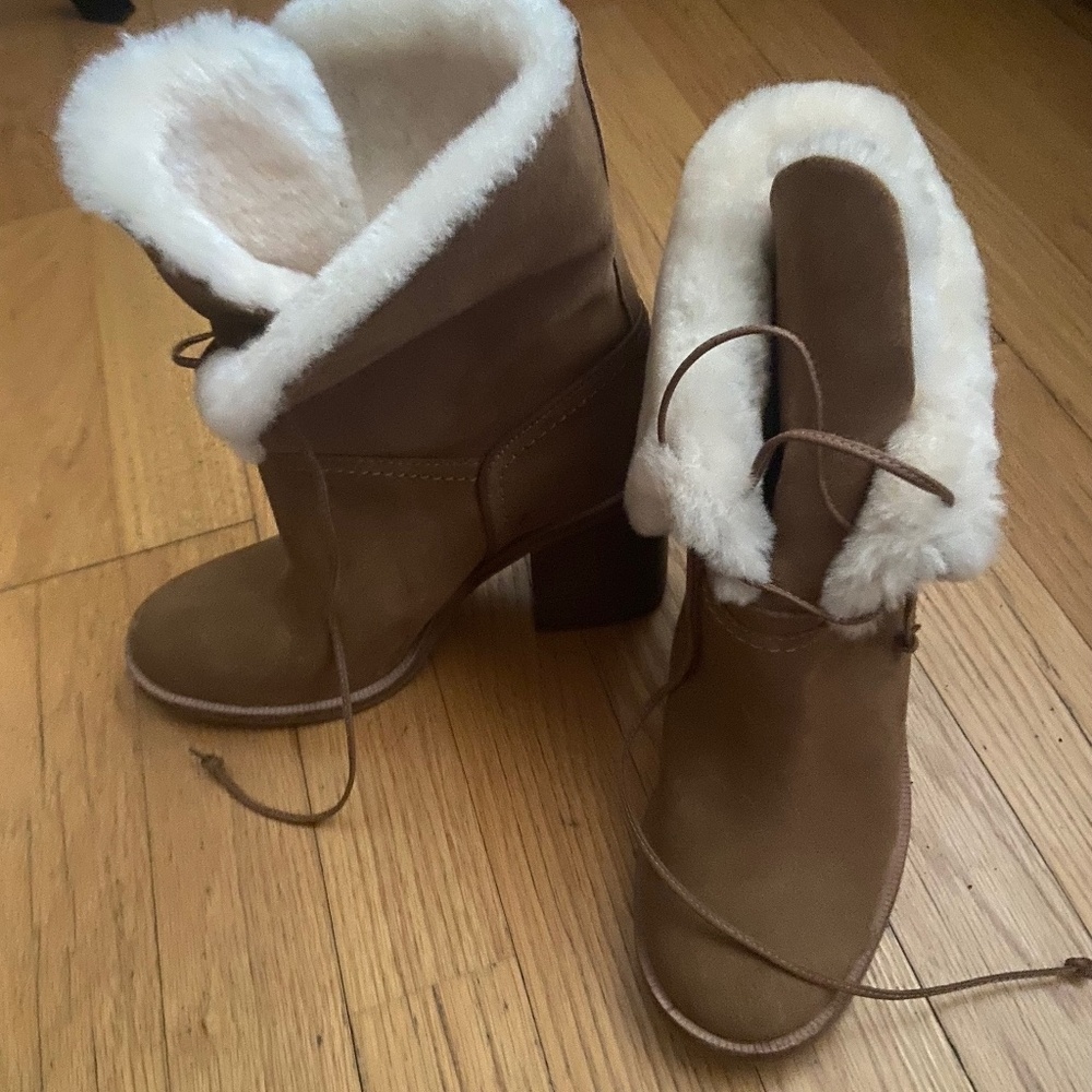 UGG Heel Boots size 7- NEW